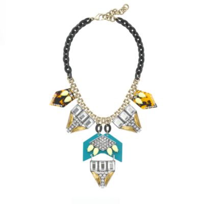 Lulu Frost for J.Crew seascape statement necklace