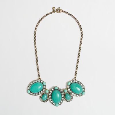 Factory crystal brooch necklace