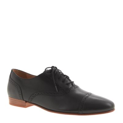 Leather oxfords