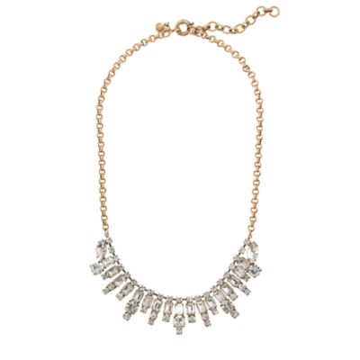 Crystal baguette necklace