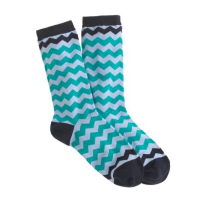 Chevron stripe socks