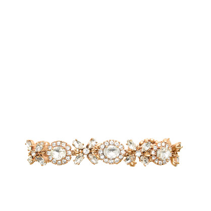 Crystal floral garland bracelet
