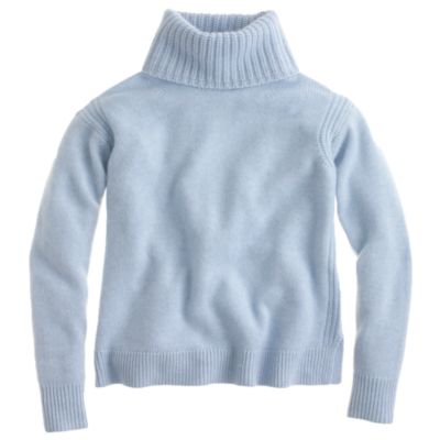 Wool-cashmere turtleneck sweater