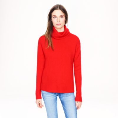 Wool-cashmere turtleneck sweater