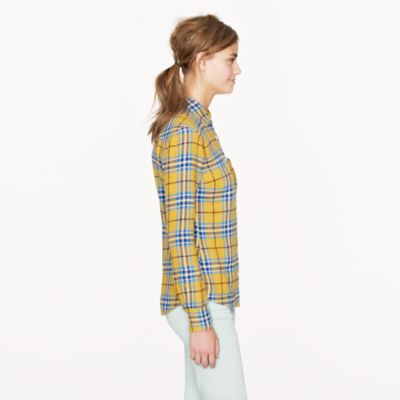 Boy shirt in flannel