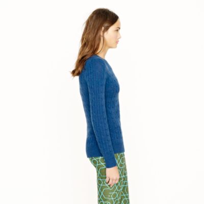 Cambridge cable crewneck sweater