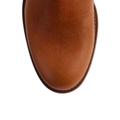 Ryder short leather buckle boots