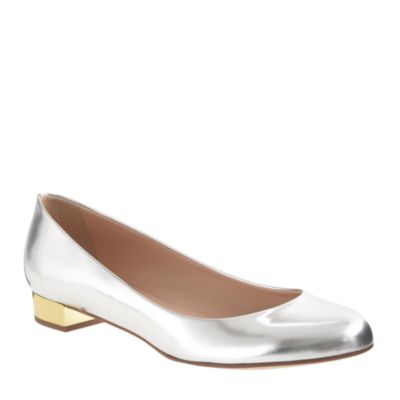 Janey metallic flats
