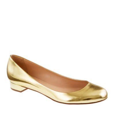 Janey metallic flats