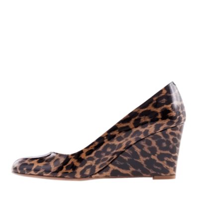 Martina leopard wedges