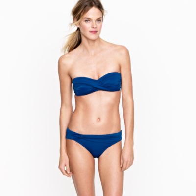 Twist-front bandeau top