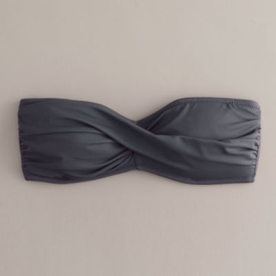 D-cup twist-front bandeau top