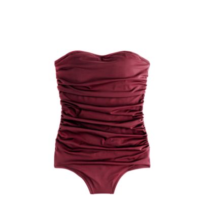 Ruched bandeau tank