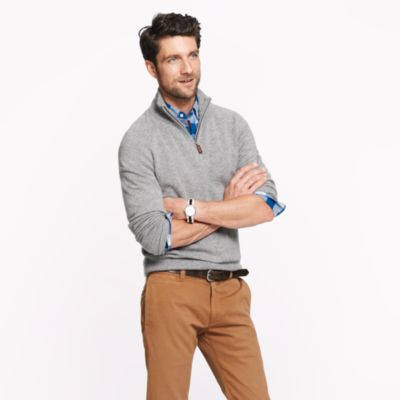 Cashmere half-zip sweater