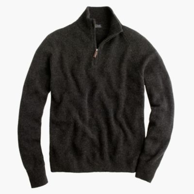 Cashmere half-zip sweater