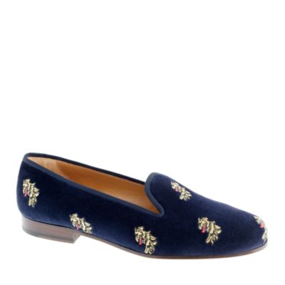 Stubbs & Wootton® for J.crew classic velvet slippers