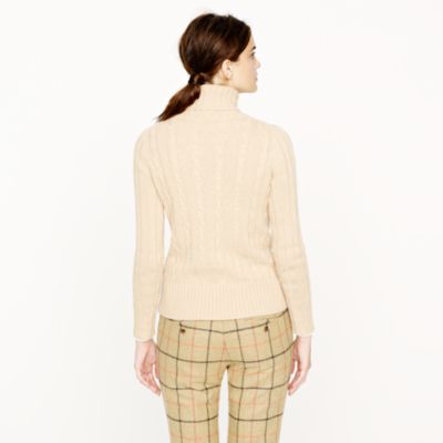 Cambridge cable chunky turtleneck sweater