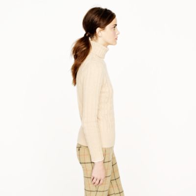 Cambridge cable chunky turtleneck sweater