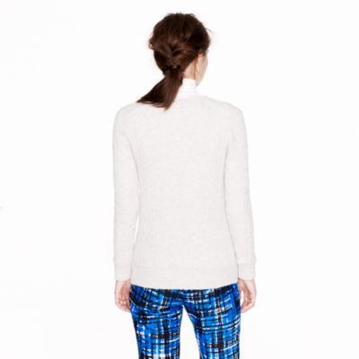 Cambridge cable V-neck sweater