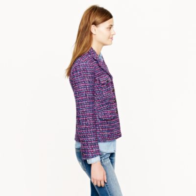 Multicolor tweed jacket