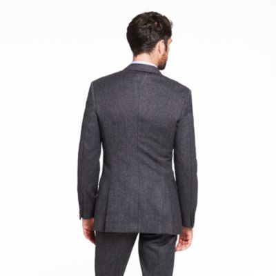 Ludlow Fielding three-button suit jacket in heathered English wool