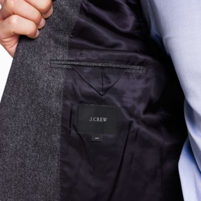 Ludlow Fielding three-button suit jacket in heathered English wool