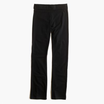Foldover knit pant