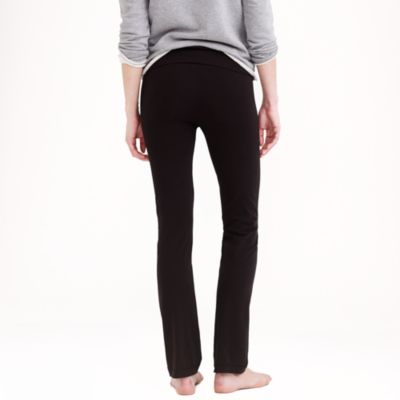 Foldover knit pant