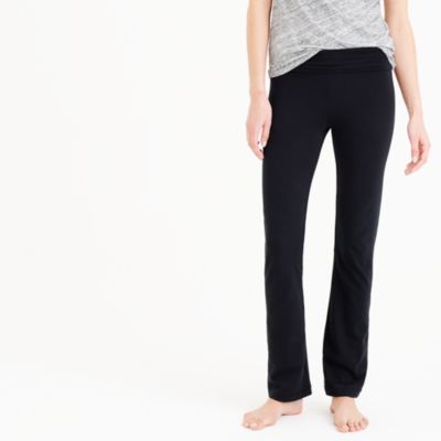 Foldover knit pant