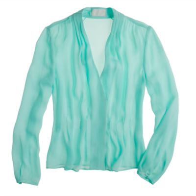 Collection draped georgette top