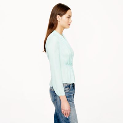 Collection draped georgette top