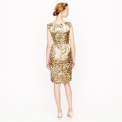 Collection Lucille dress in cheetah brocade