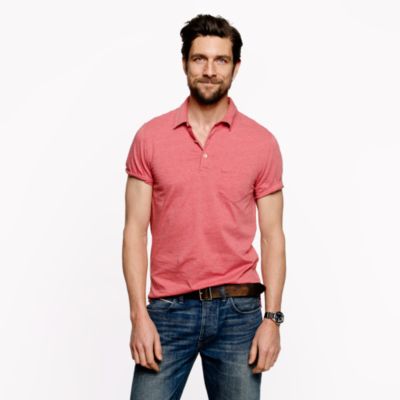 Broken-in pocket polo