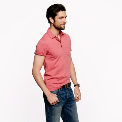 Broken-in pocket polo