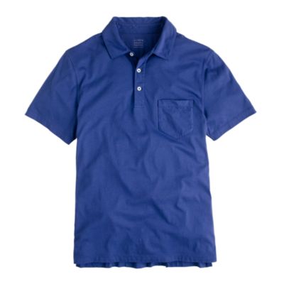 Broken-in pocket polo