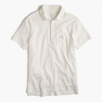 Broken-in pocket polo