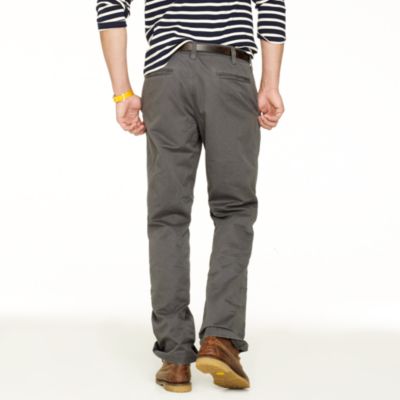 Broken-in chino in bootcut fit