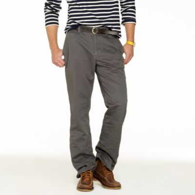 Broken-in chino in bootcut fit