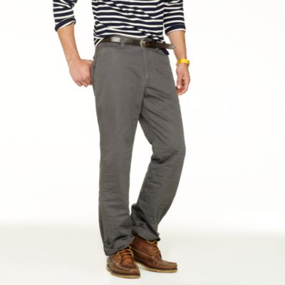 Broken-in chino in bootcut fit