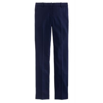 Stovepipe trouser in wool flannel