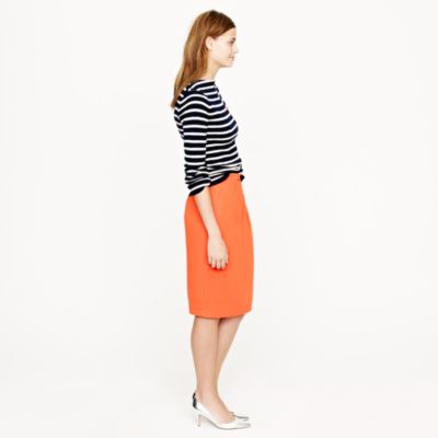 Petite draped skirt
