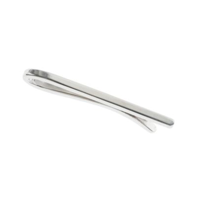 Bobby pin sterling-silver tie clip
