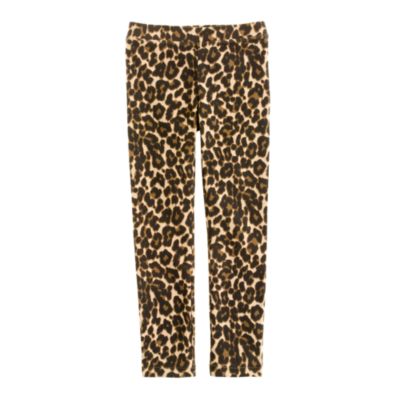 Girls' everyday leggings in leopard