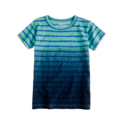 Boys' dip-dye tee in stripe