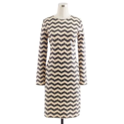 Zigzag sequin dress