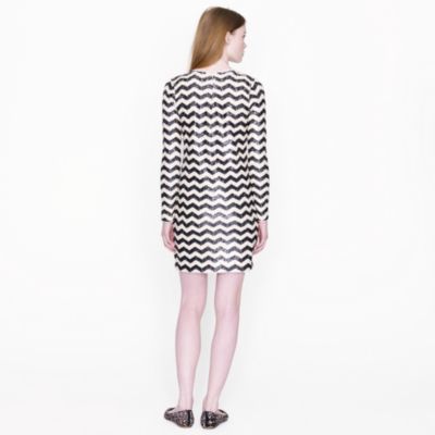 Zigzag sequin dress
