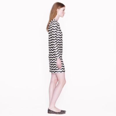 Zigzag sequin dress