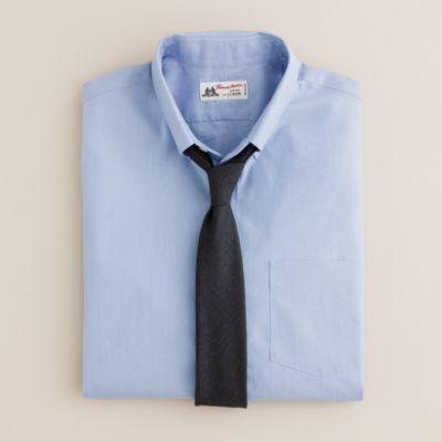 Thomas Mason&reg; fabric button-down dress shirt in peri