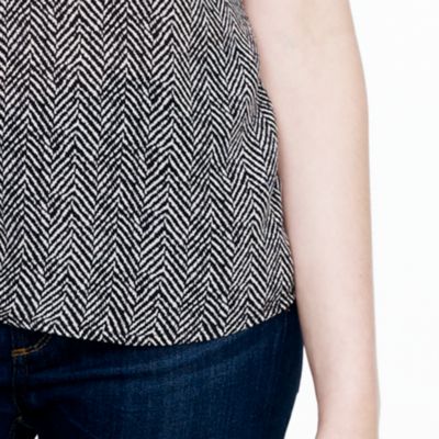 Nicky top in herringbone