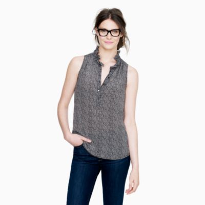 Nicky top in herringbone